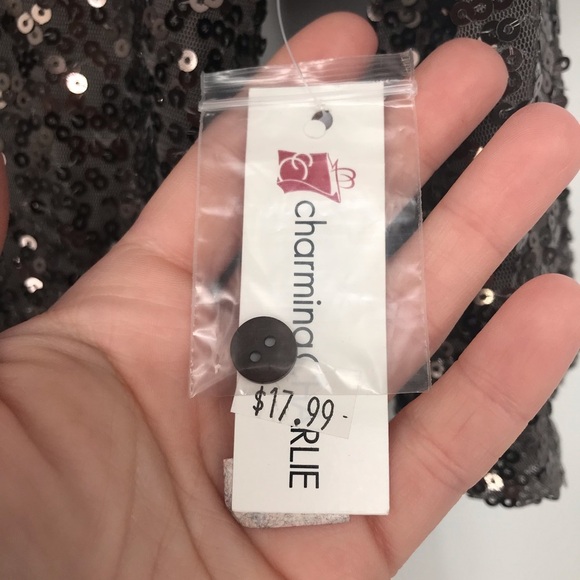 4 for $35 🍄 NWT Charming Charlie Sequin Party Jacket - Picture 10 of 10